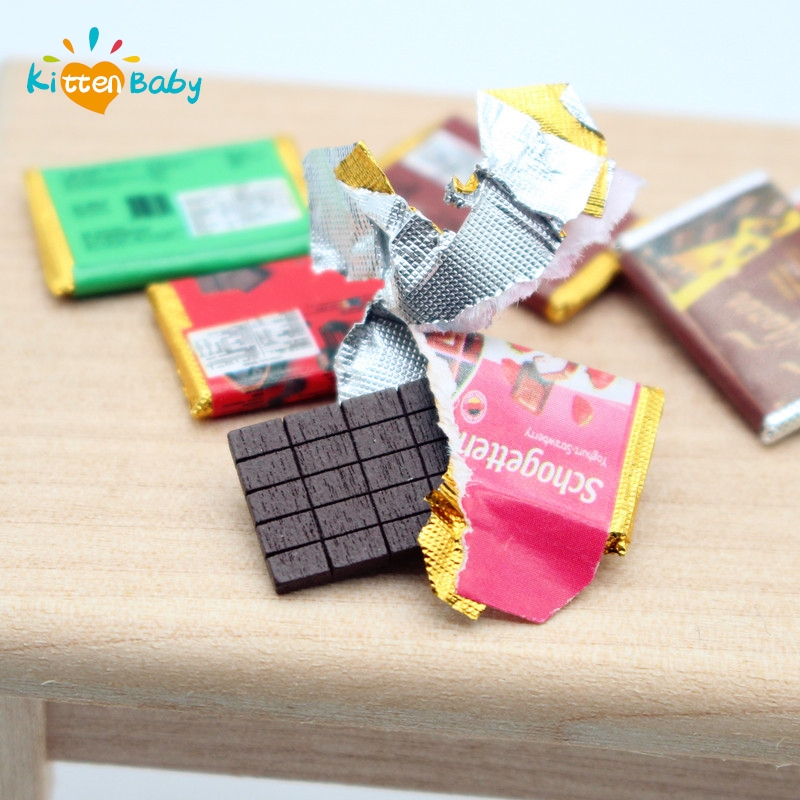Chocolate Snack - 1/12 miniatur rumah boneka Mini Model