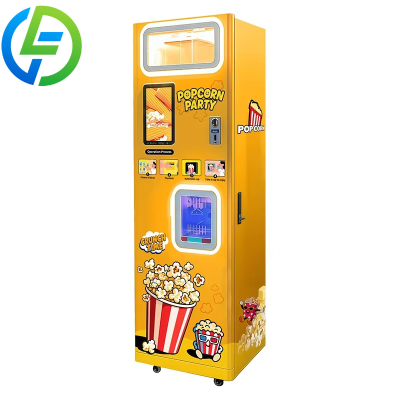 Popcorn - Mesin Pembuat Popcorn Otomatis Beraroma, Dioperasikan