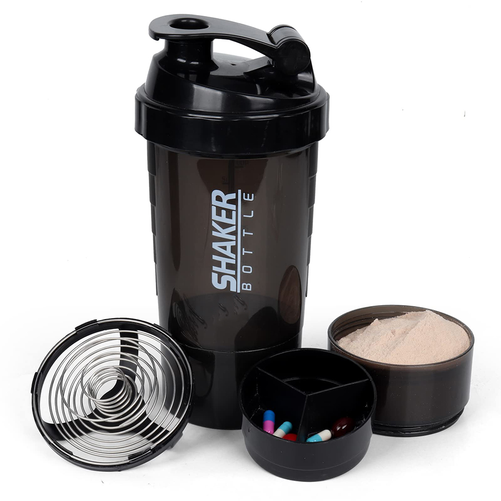 Protein Bar - Botol pengocok Protein 3 tingkat, botol
