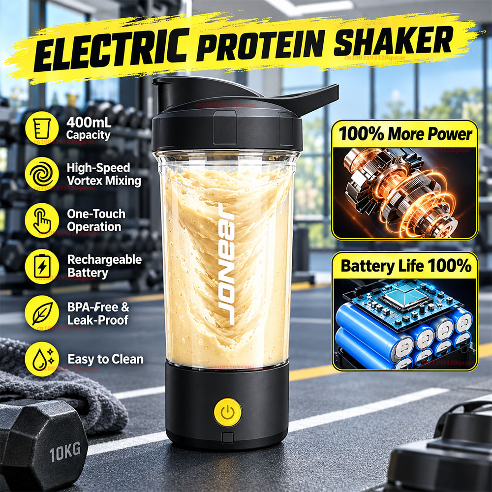 Protein Bar - Botol Shaker Protein Elektrik Baru 2026,